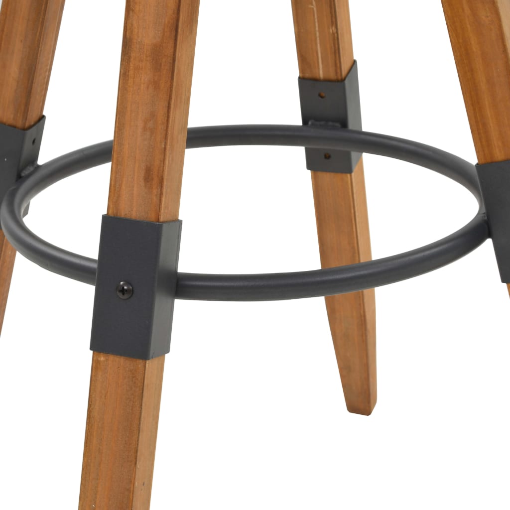 Bar stools, 2 pcs., solid spruce wood