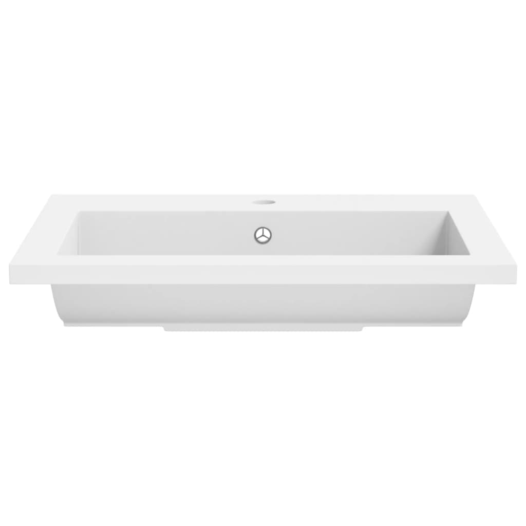 Sink, granite, 600x450x120mm, white