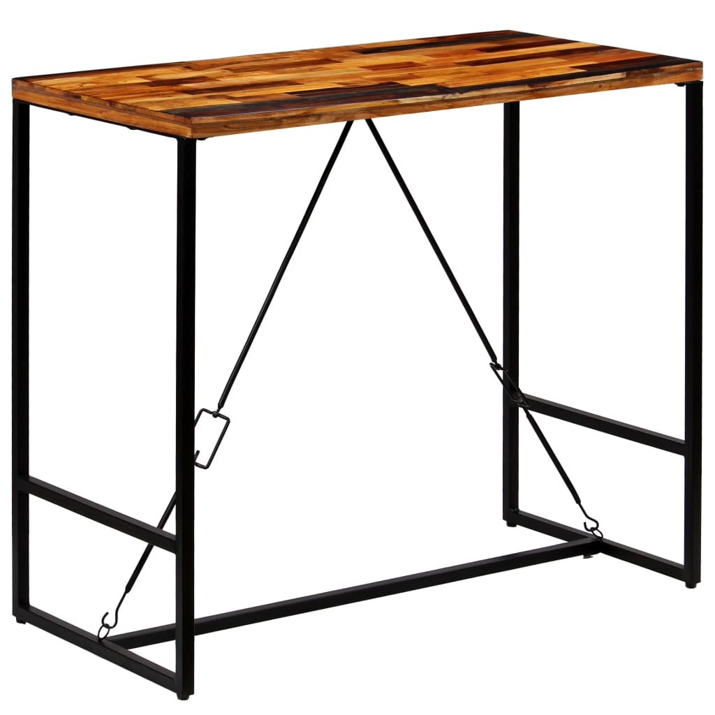 Bar table, reclaimed wood, 120x60x106cm