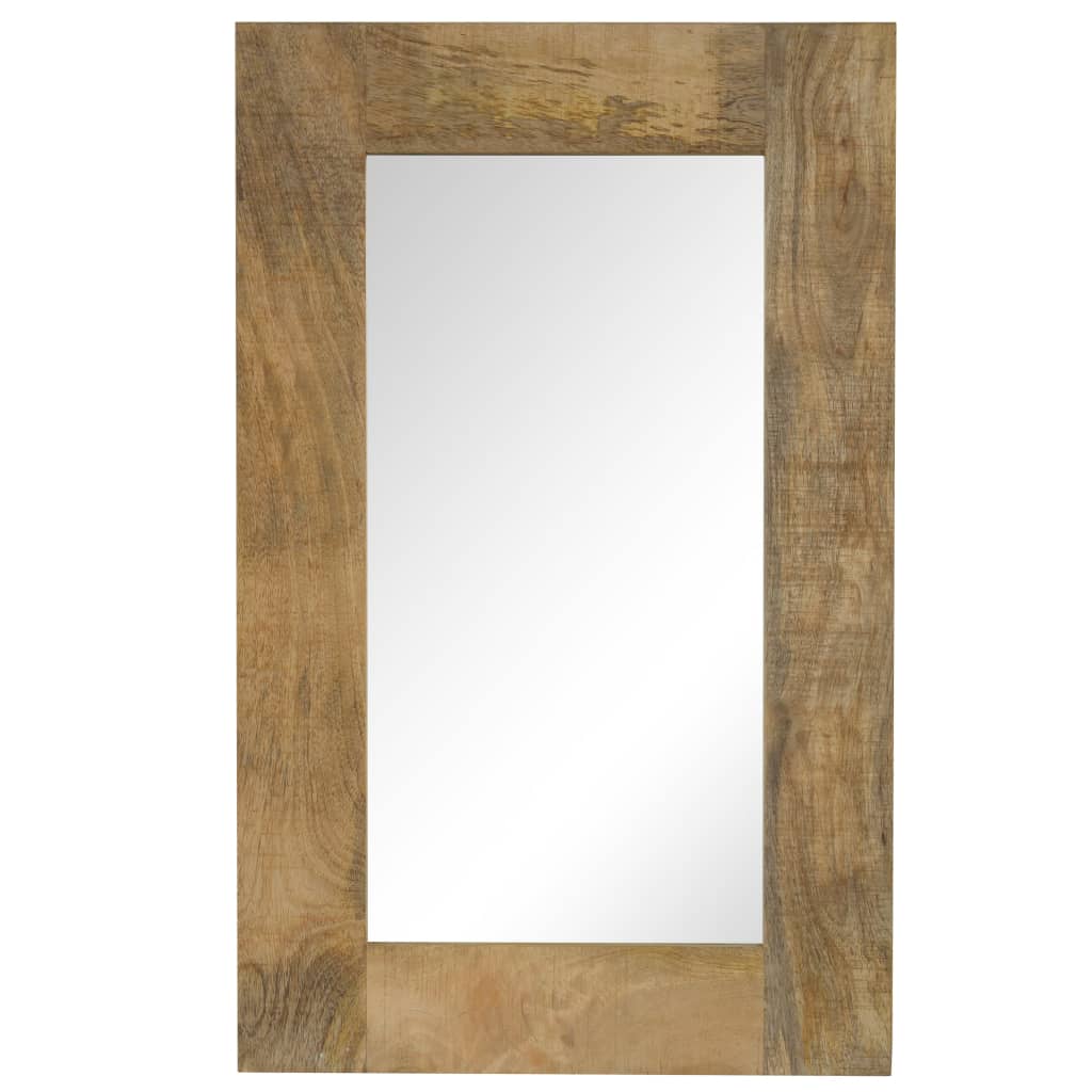 Mirror, solid mango wood, 50x80cm
