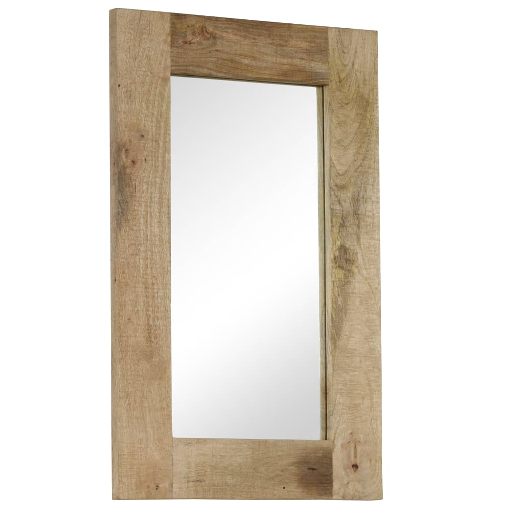 Mirror, solid mango wood, 50x80cm