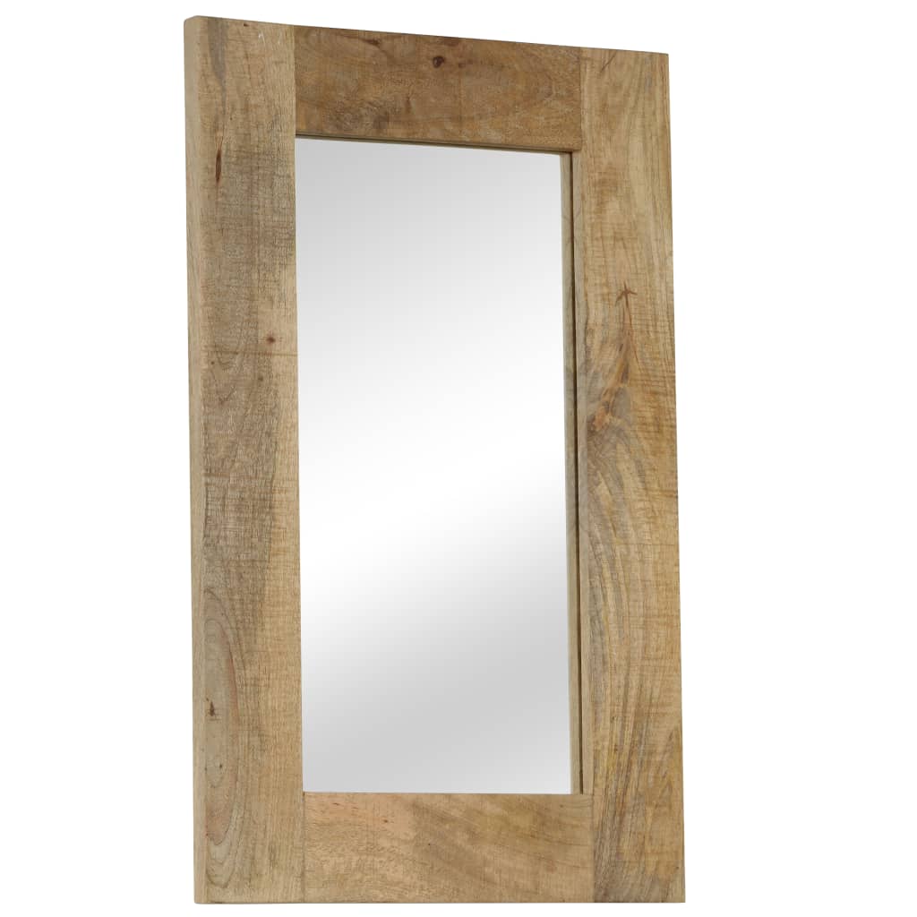 Mirror, solid mango wood, 50x80cm