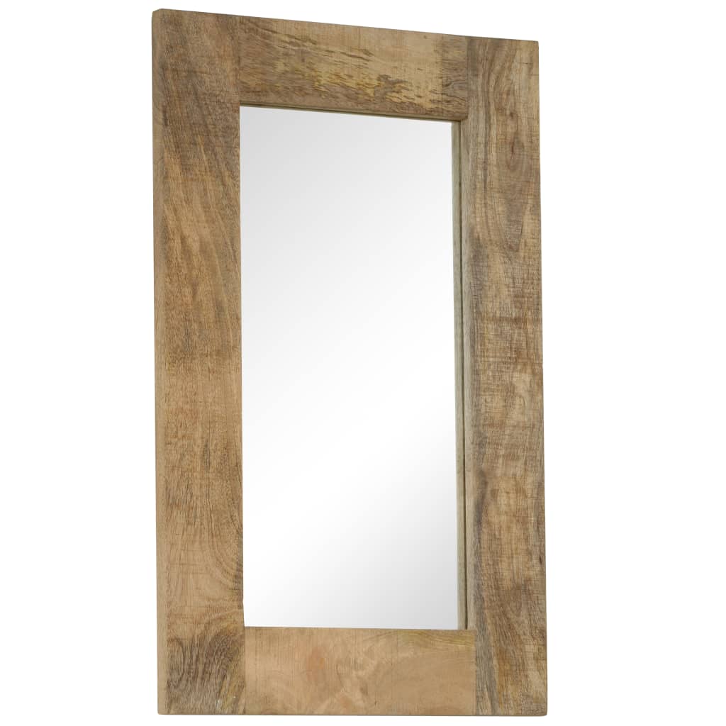 Mirror, solid mango wood, 50x80cm