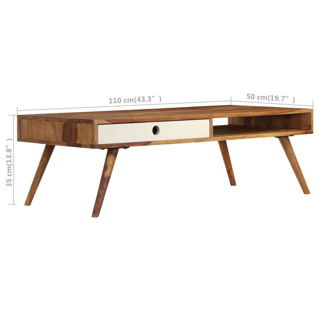 Coffee table, 110x50x35cm, rosewood veneer.