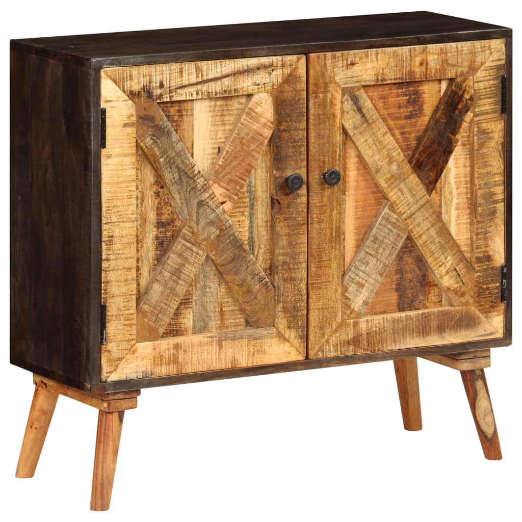 Sānu skapītis, mango masīvkoks, 85x30x75cm