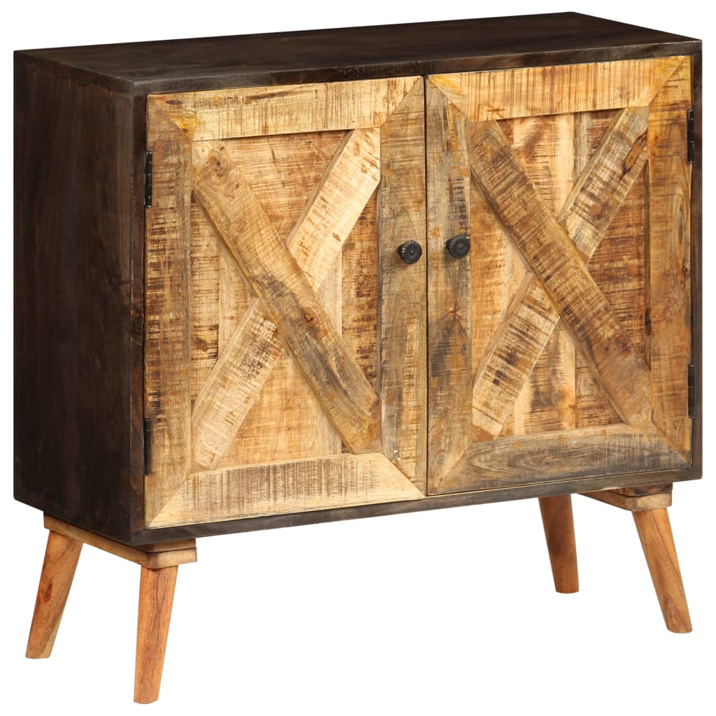 Sānu skapītis, mango masīvkoks, 85x30x75cm