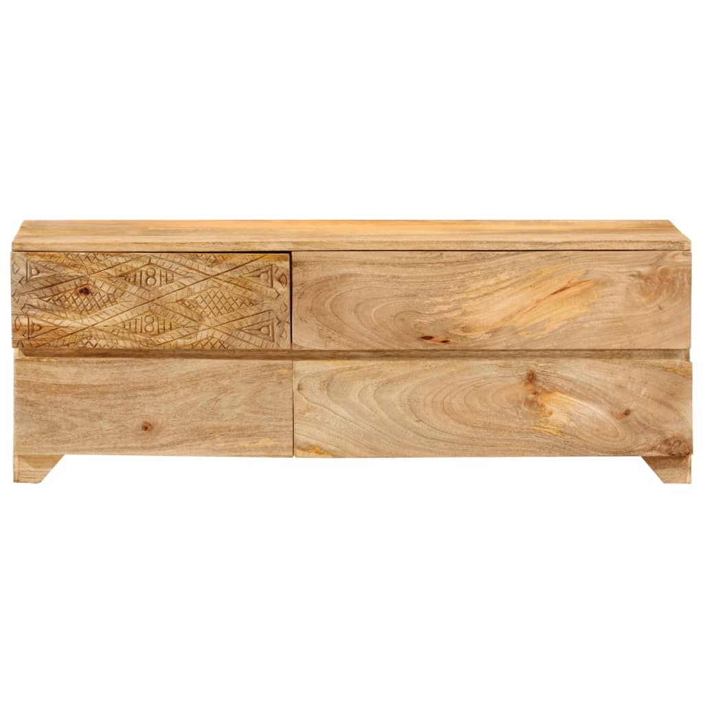 Televizora skapītis, 110x30x40cm, mango masīvkoks