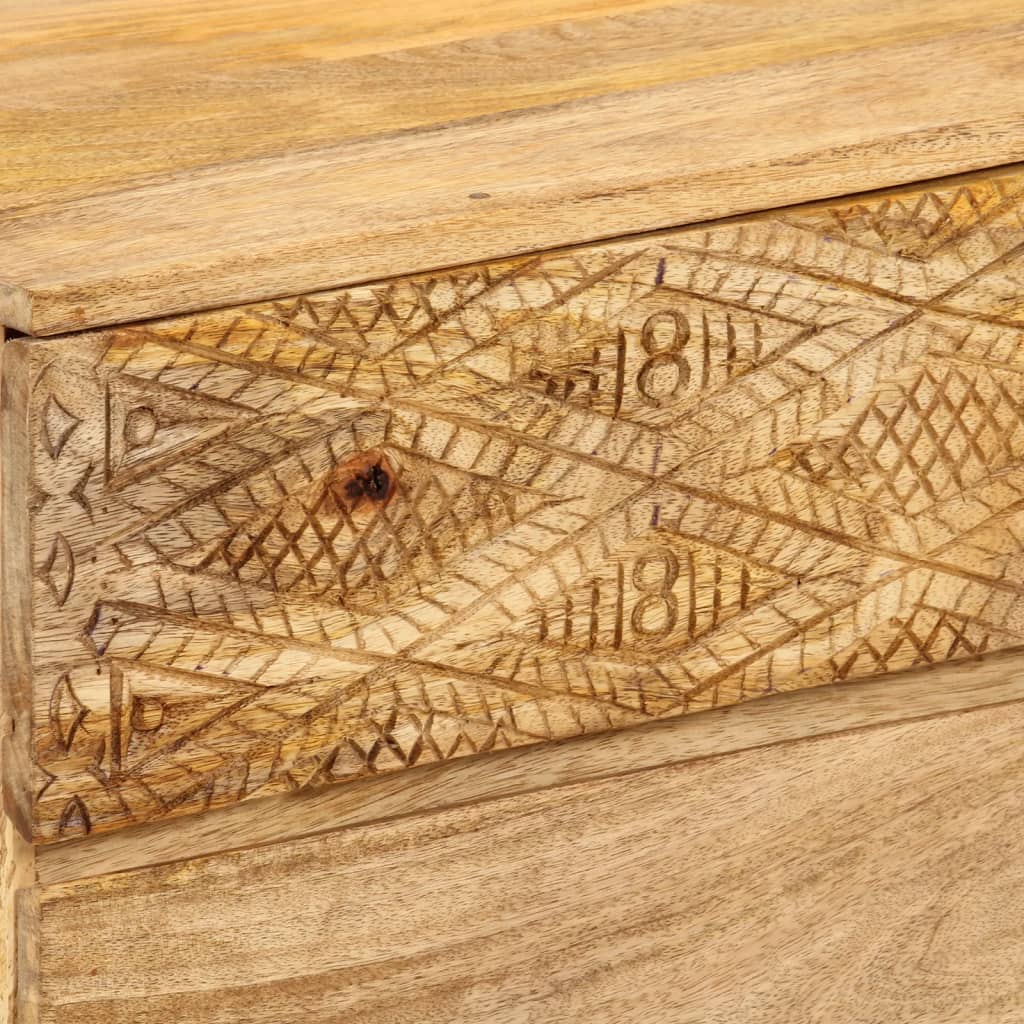 Televizora skapītis, 110x30x40cm, mango masīvkoks