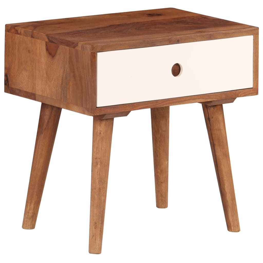 Nightstand, 45x30x45cm, pink rosewood solid wood