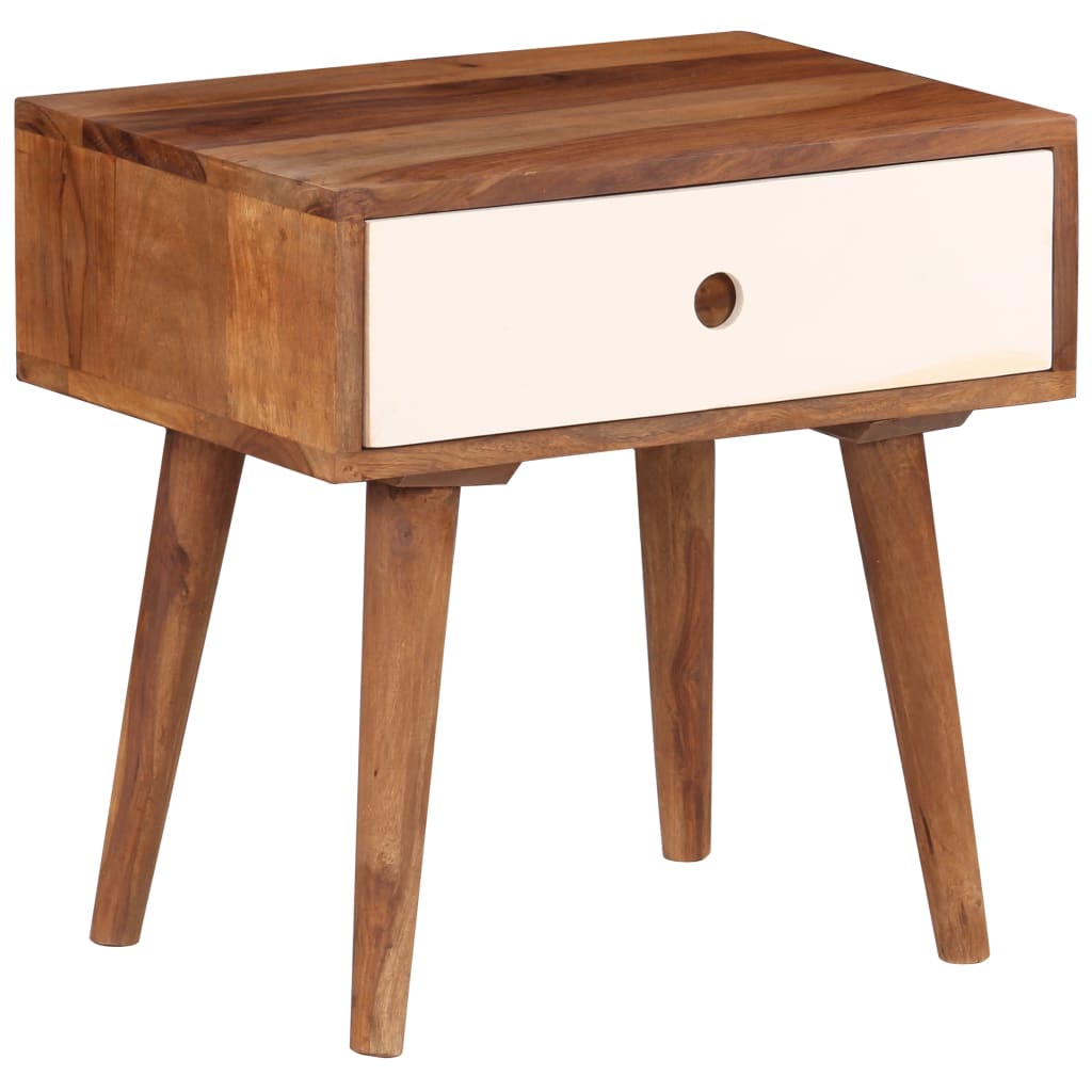 Nightstand, 45x30x45cm, pink rosewood solid wood