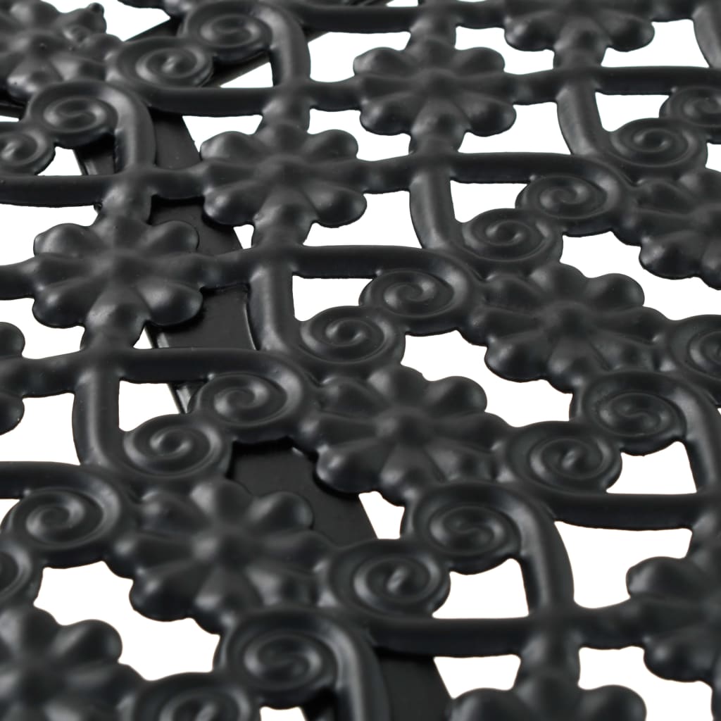 Bistro table, black, 40x70cm, metal
