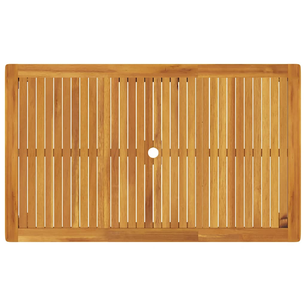 Sodo stalas, 150x90x74cm, akacijos medienos masyvas