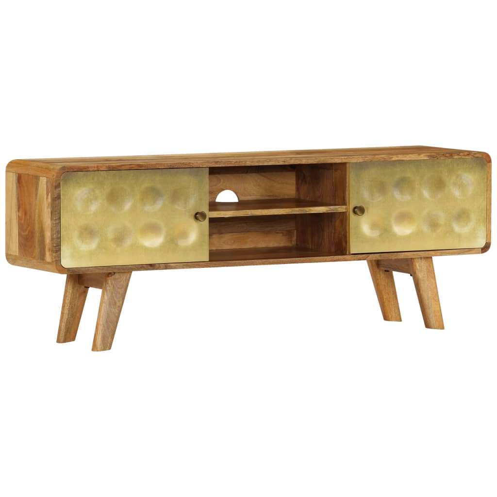 TV cabinet, 120x30x45 cm, solid mango wood