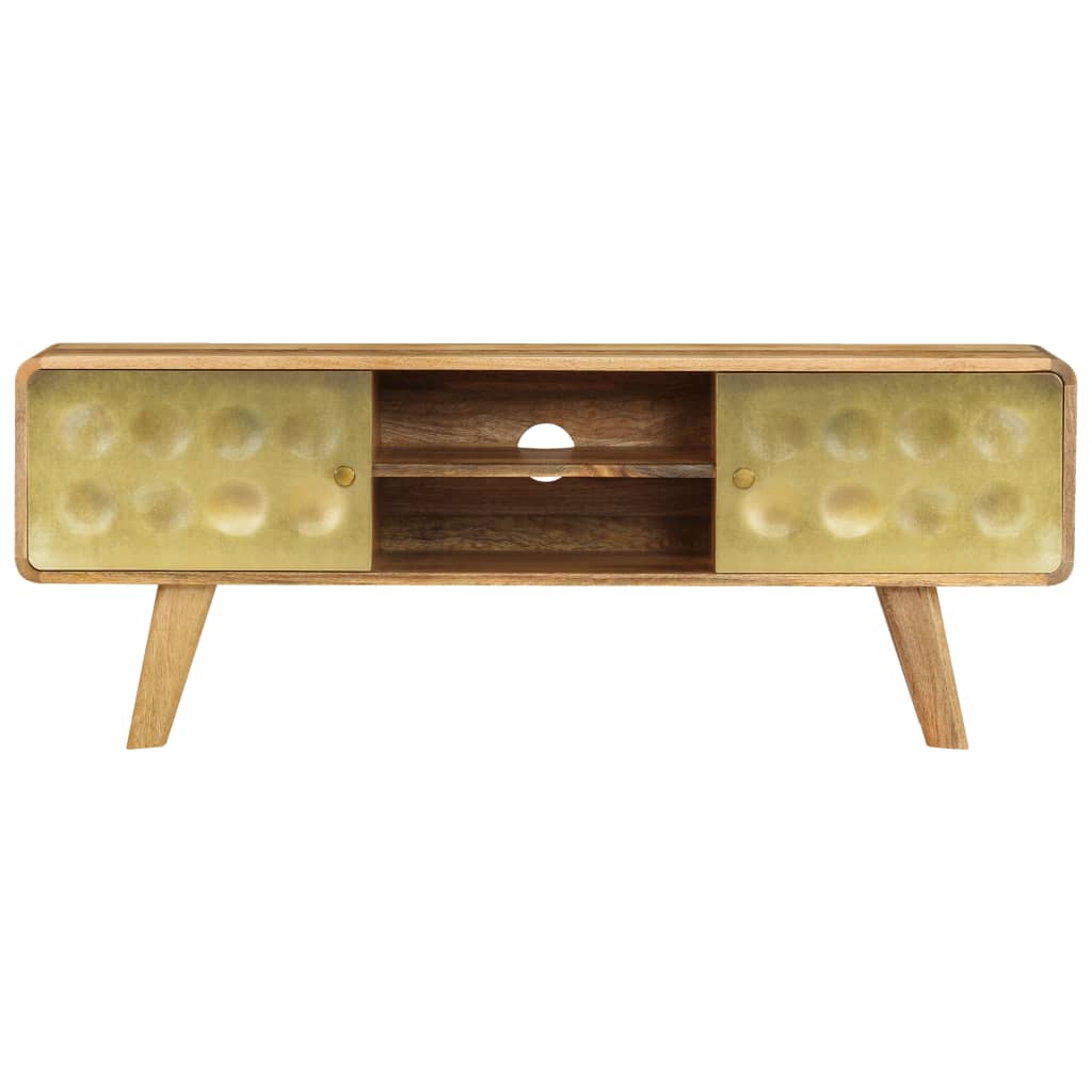 TV cabinet, 120x30x45 cm, solid mango wood