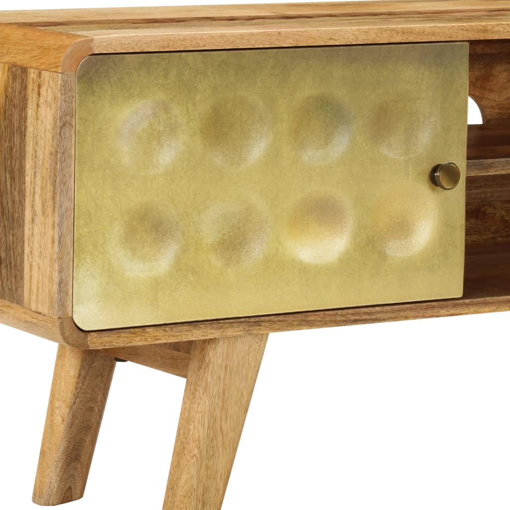TV cabinet, 120x30x45 cm, solid mango wood