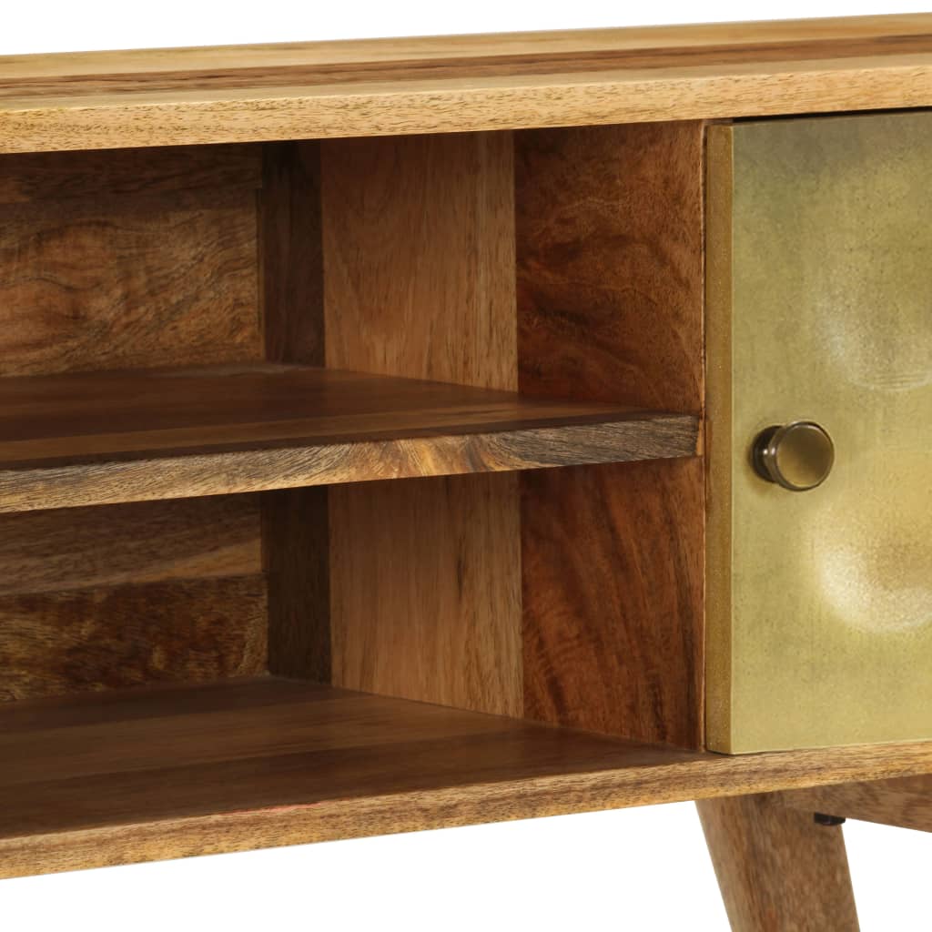 TV cabinet, 120x30x45 cm, solid mango wood