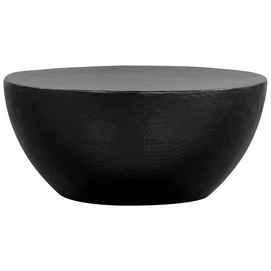 Coffee table, black, 70x30cm, wrought aluminium