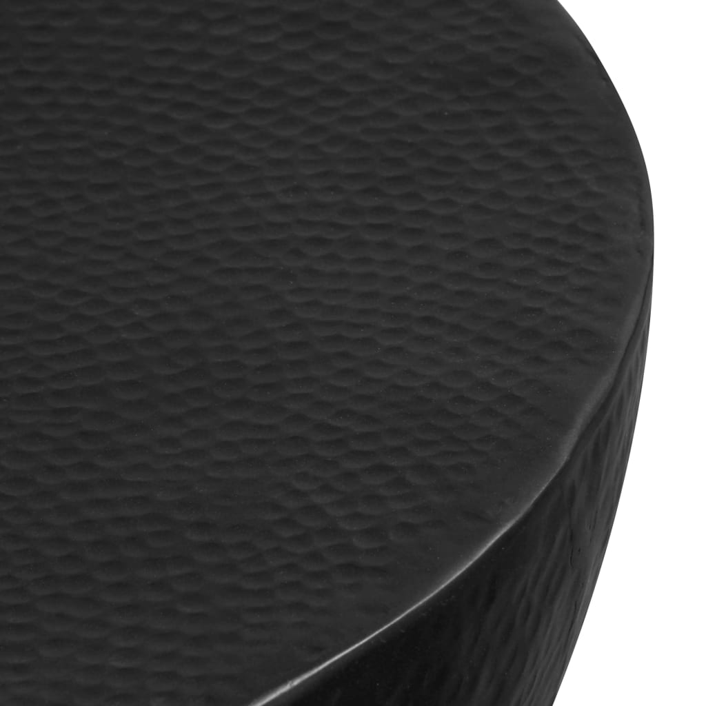 Coffee table, black, 70x30cm, wrought aluminium
