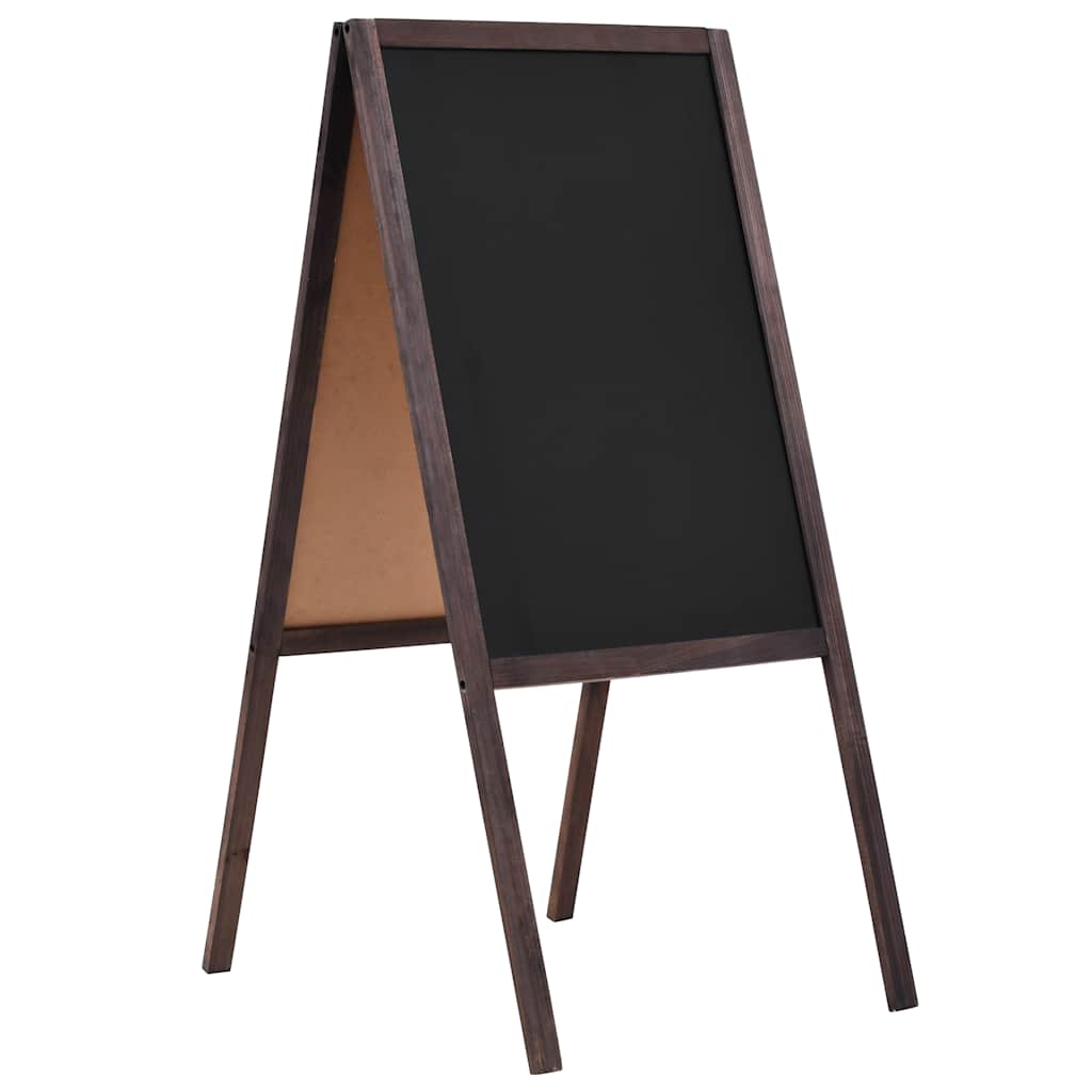 Double-sided board, cedar wood, free-standing, 40x60cm