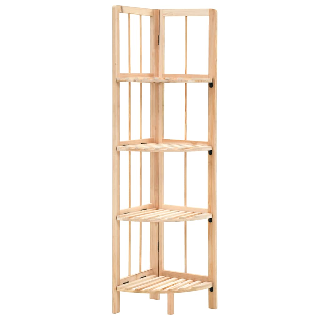 Corner shelf, cedar wood, 27x27x110cm
