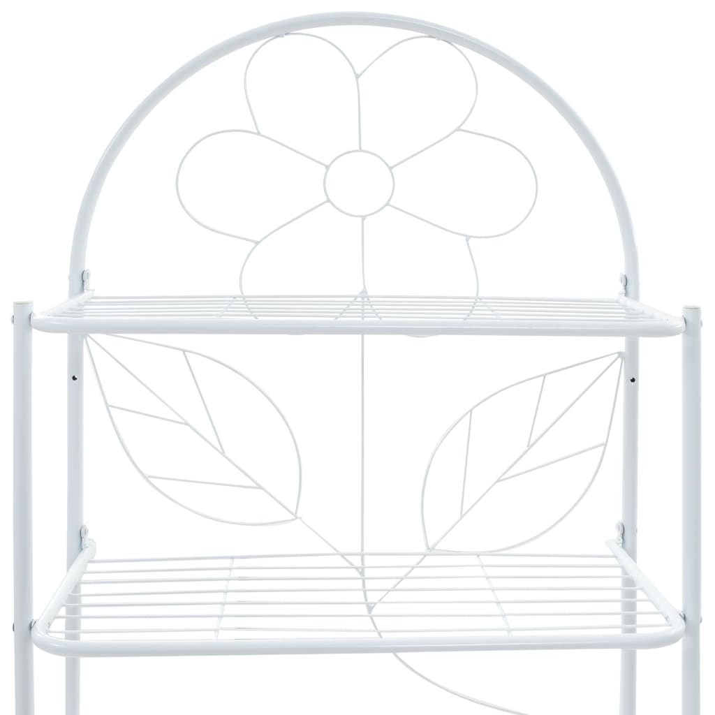 Bathroom shelving unit, white, 60x33x174 cm