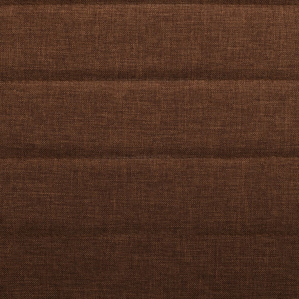 Dining chairs, 4 pcs., brown, fabric