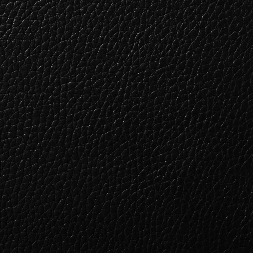 Dining Chairs, 4 pcs, black, artificial leather