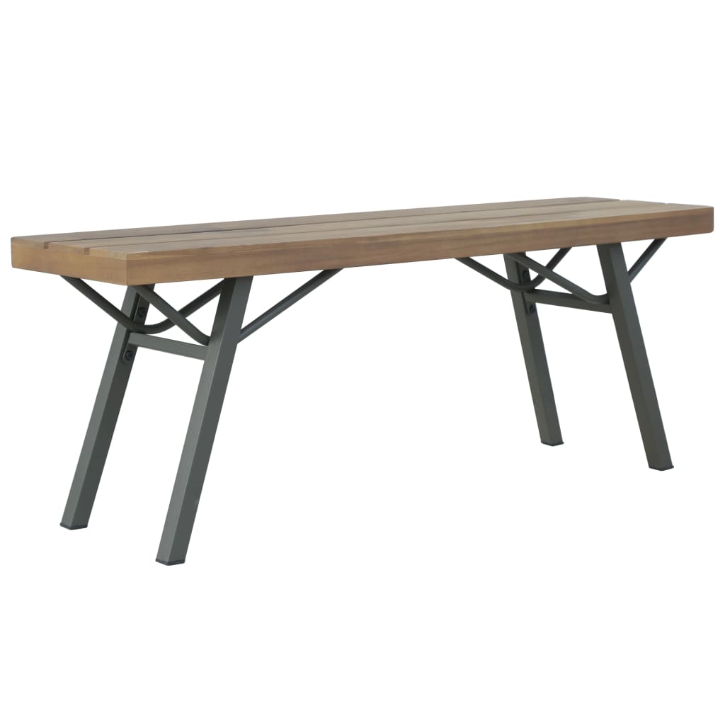 Garden bench, 120 cm, solid acacia wood