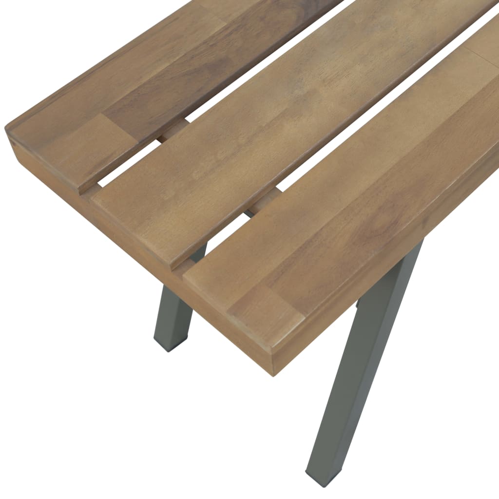 Garden bench, 120 cm, solid acacia wood