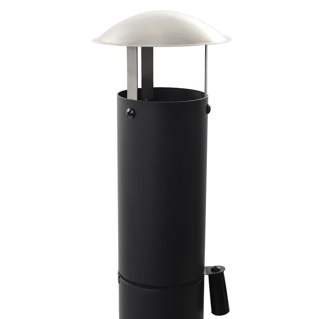 Outdoor charcoal pizza oven with fire stone