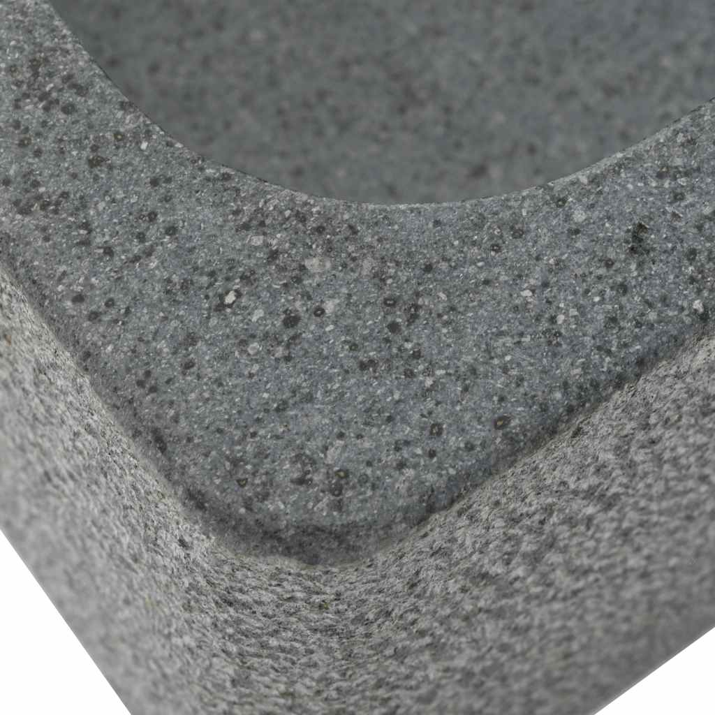 Kriauklė, juoda, 45x30x15cm, akmuo
