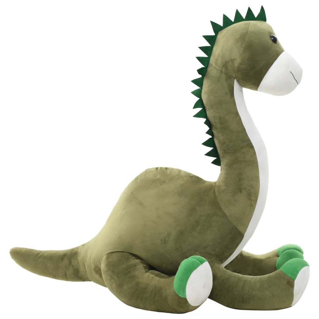 Minkštas žaislinis dinozauras-Brontozauras, žalias, pliušinis