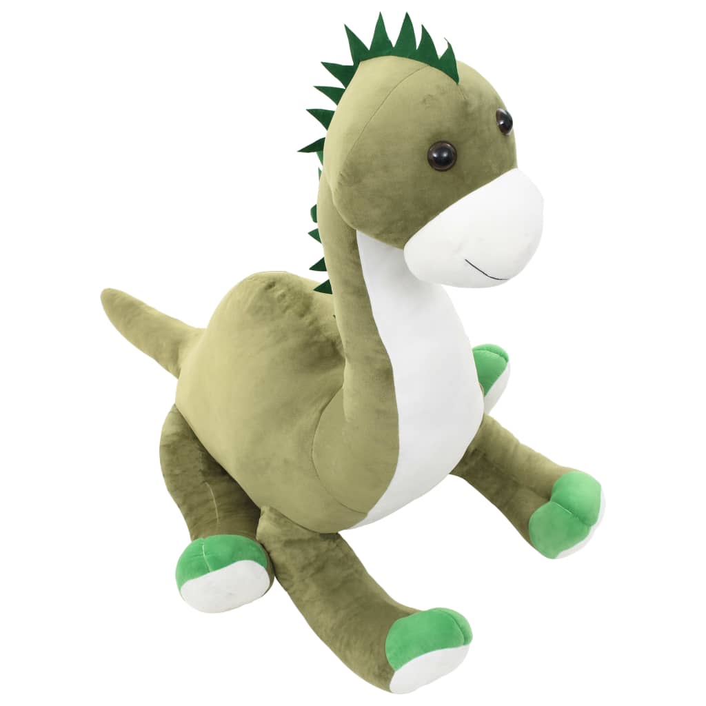 Minkštas žaislinis dinozauras-Brontozauras, žalias, pliušinis