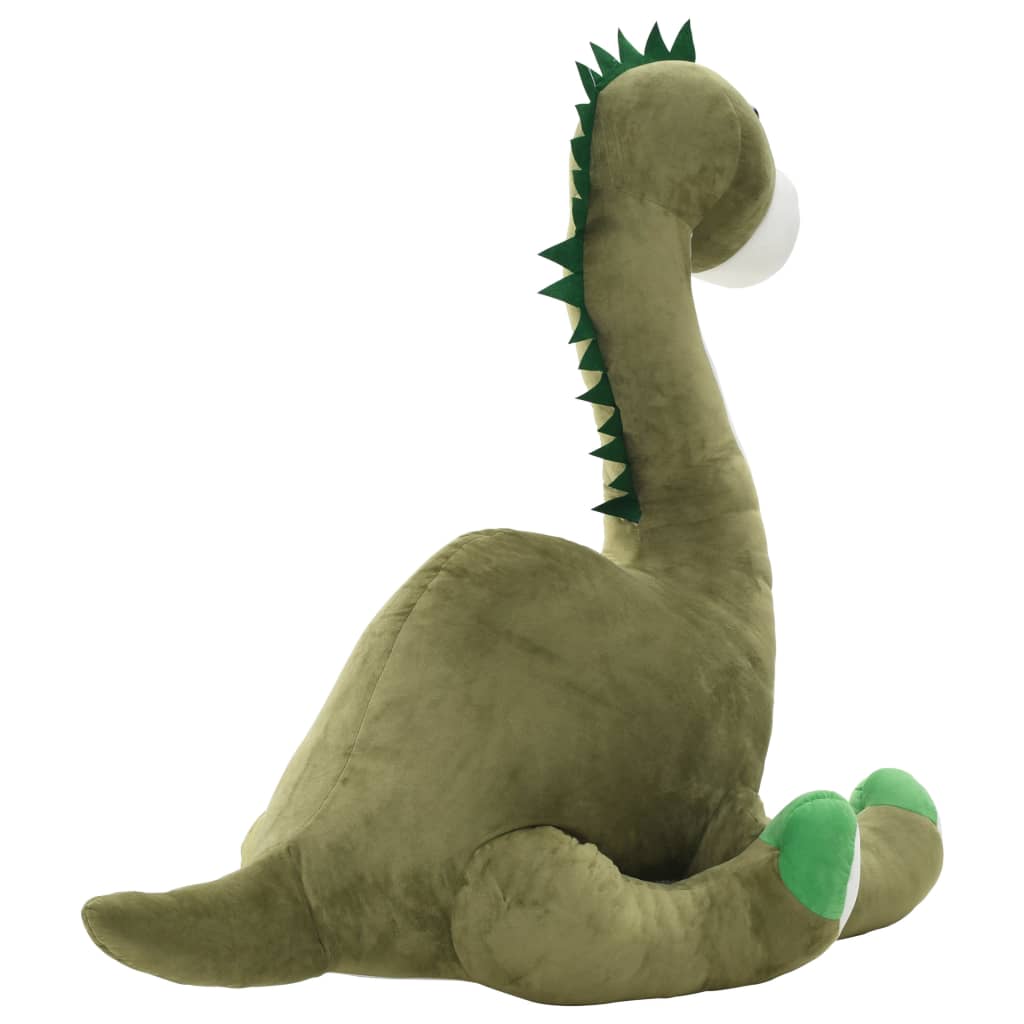 Mīksts rotaļu dinozaurs-brontozaurs, zaļš, plīšs
