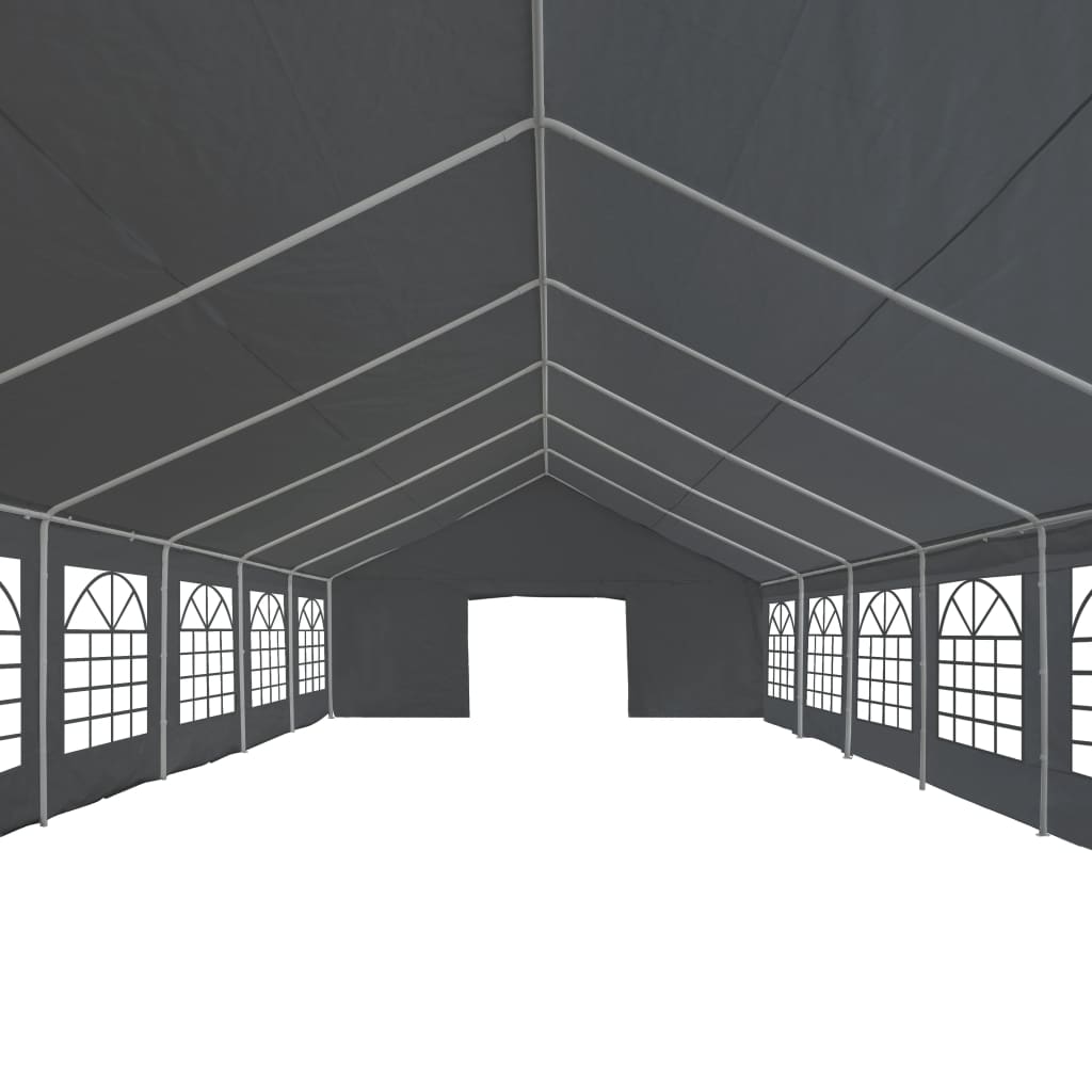 Proginė palapinė, PE, 6x12m, pilka