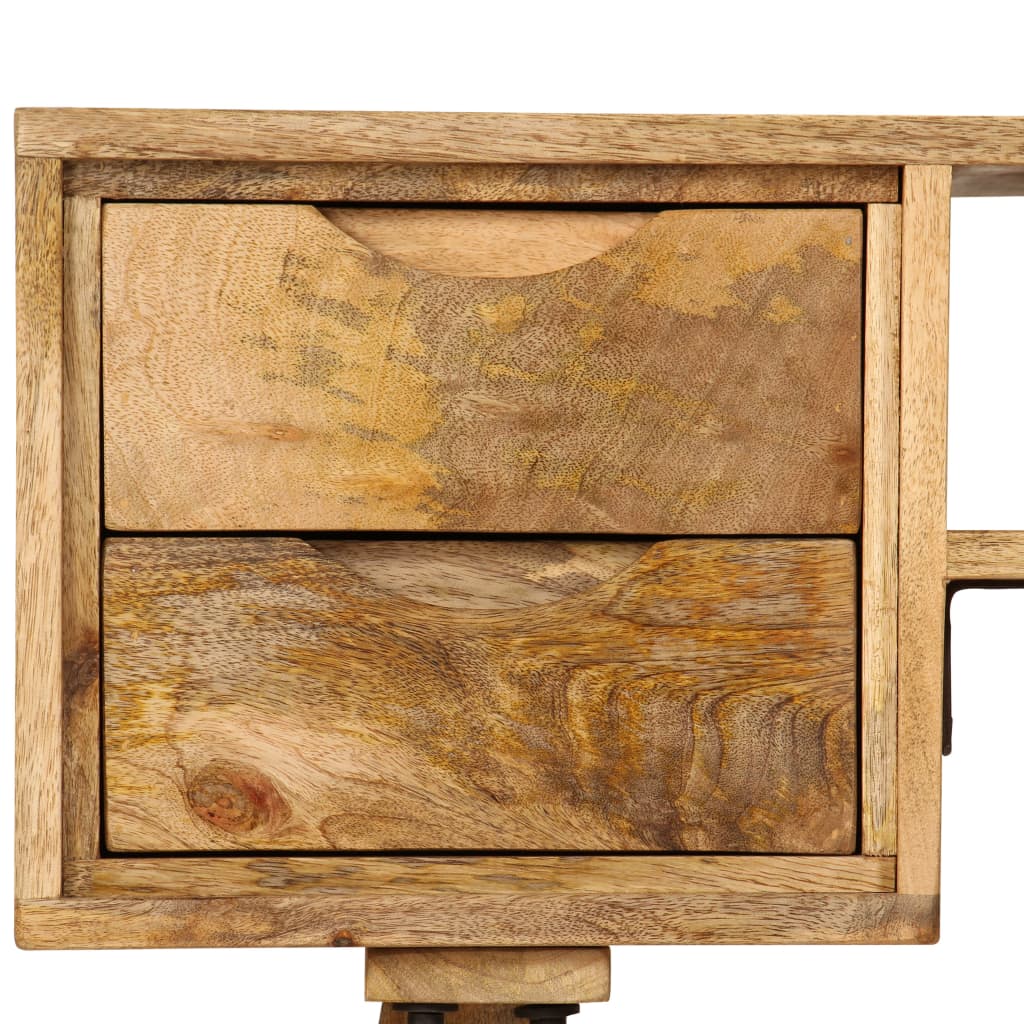 Rašomasis stalas, 115x47x76 cm, mango medienos masyvas