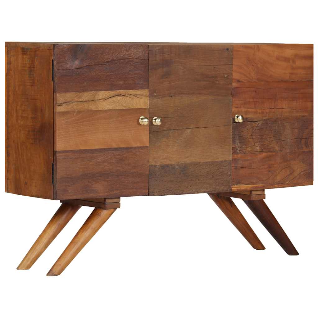Sānu skapītis, brūns, 110x30x75cm, pārstrādāta masīvkoksne