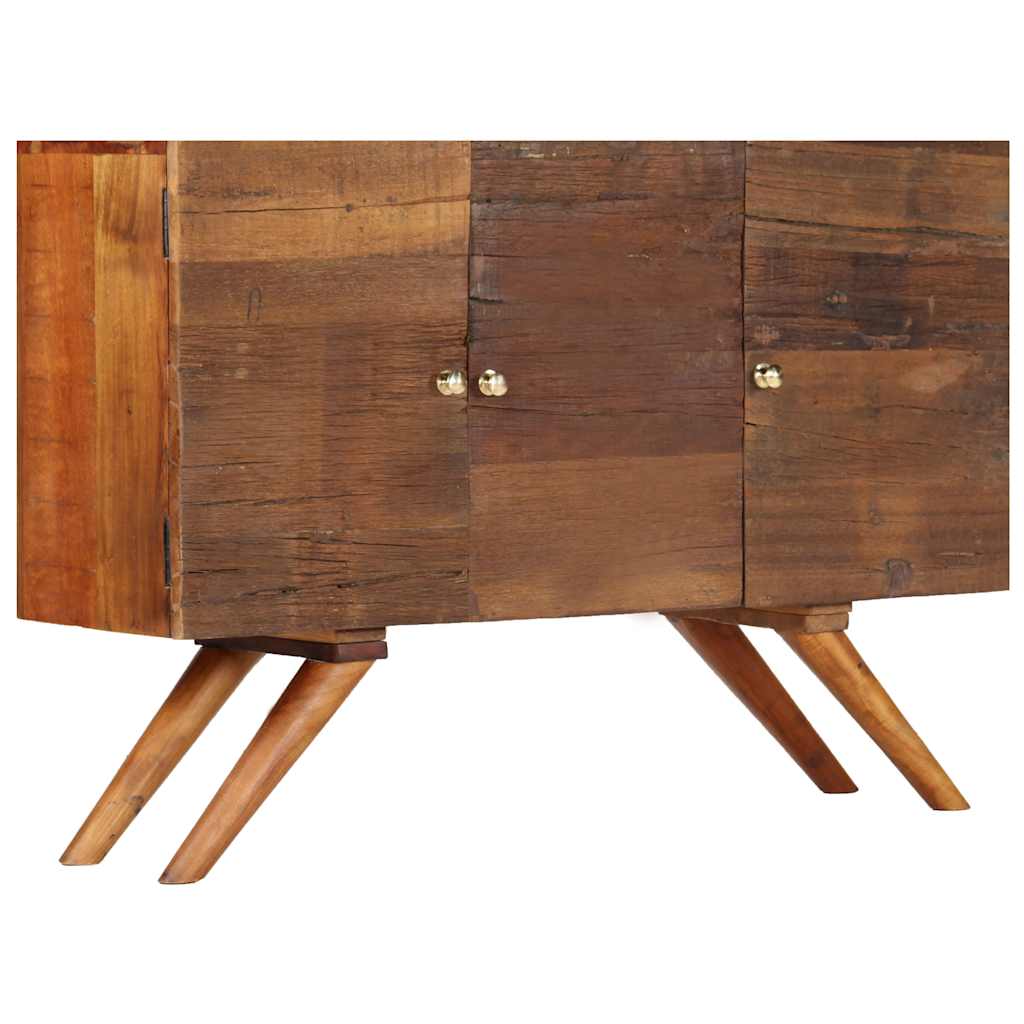 Sānu skapītis, brūns, 110x30x75cm, pārstrādāta masīvkoksne
