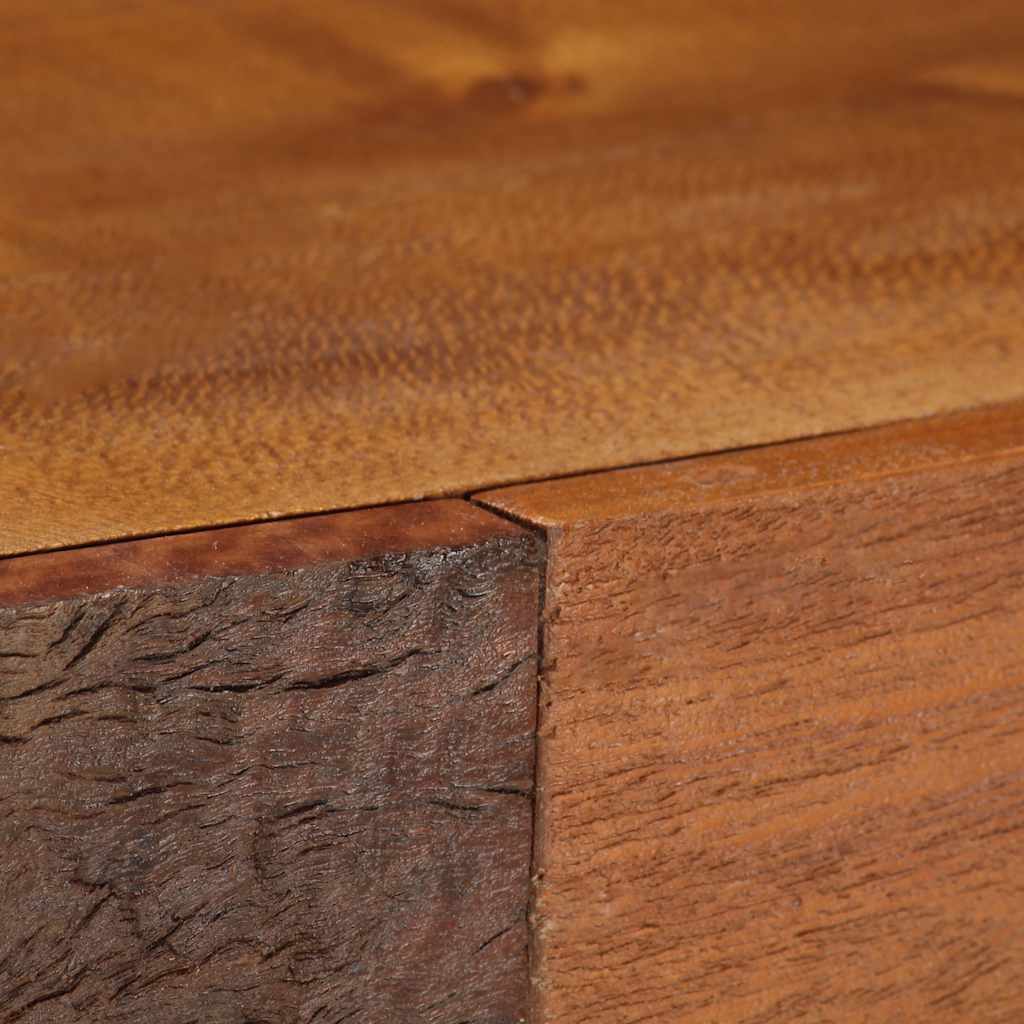 Sideboard, brown, 110x30x75cm, solid reclaimed wood