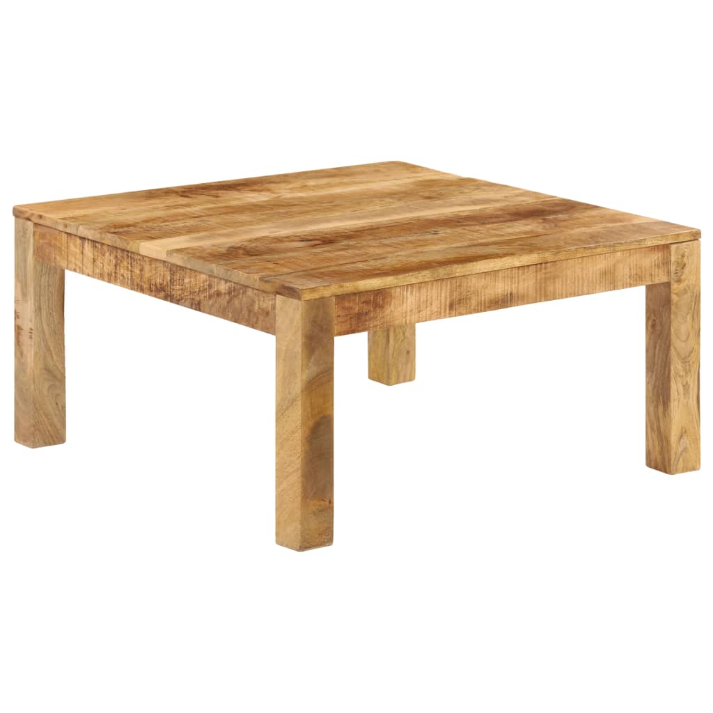 Coffee table, 80x80x40 cm, solid mango wood