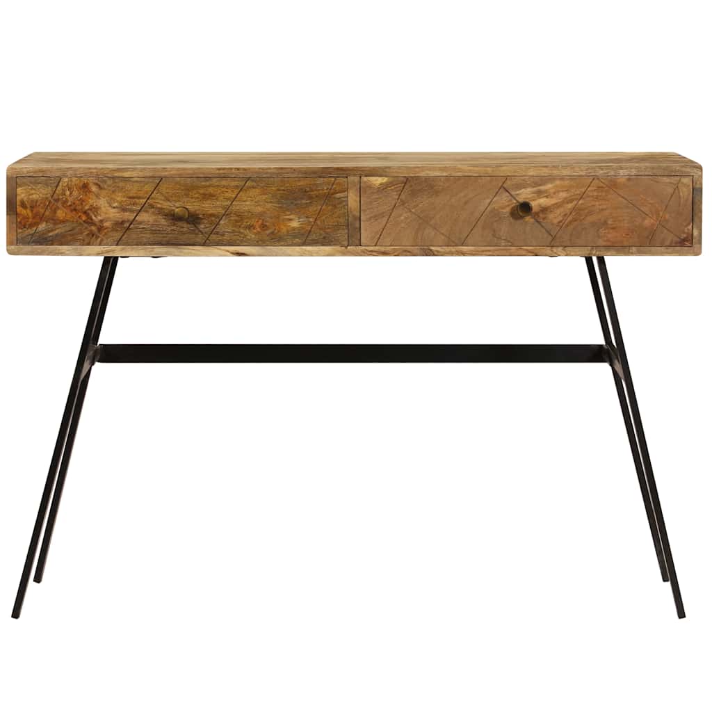 Rakstāmgalds ar atvilktnēm, 110x50x76cm, mango masīvkoks