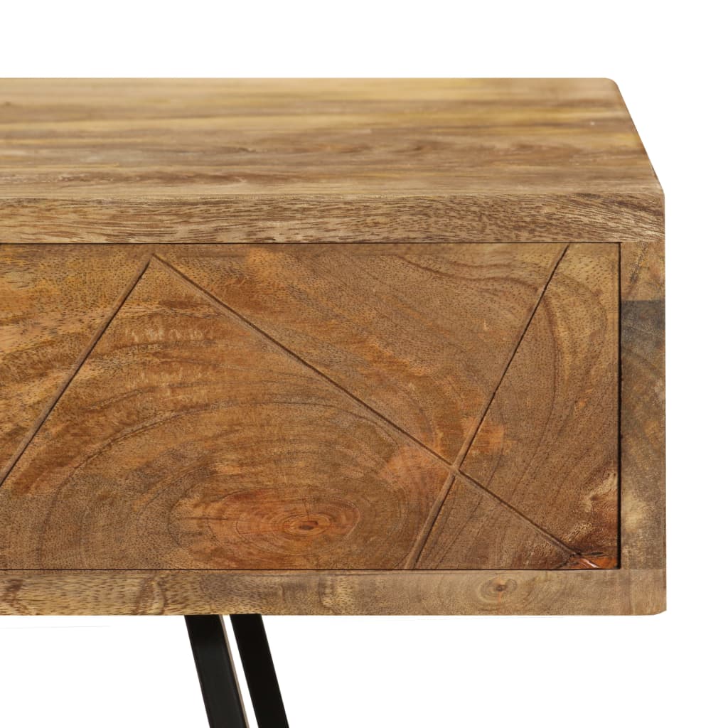 Rakstāmgalds ar atvilktnēm, 110x50x76cm, mango masīvkoks