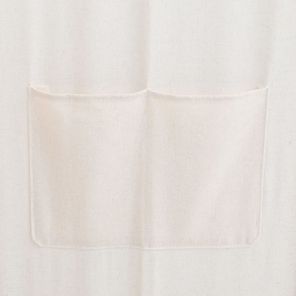 Room divider, 5 panels, cream, 200x170x4cm, fabric