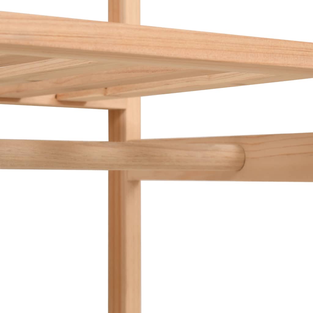 Wardrobe, 110x40x170 cm, 3 shelves