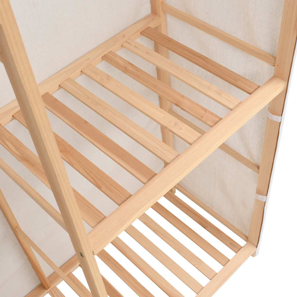 Wardrobe, 110x40x170 cm, 3 shelves