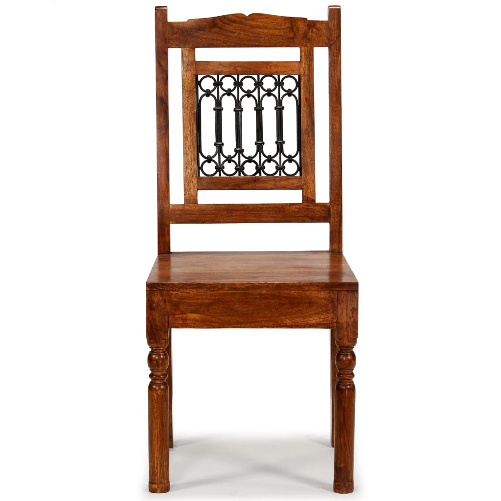 Dining chairs, 4 pcs., solid wood, classic