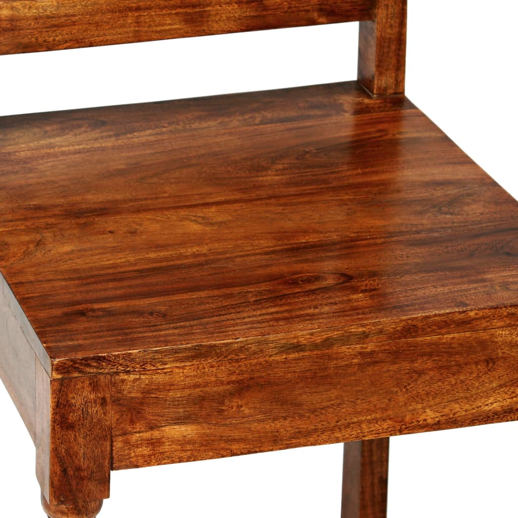 Dining chairs, 4 pcs., solid wood, classic