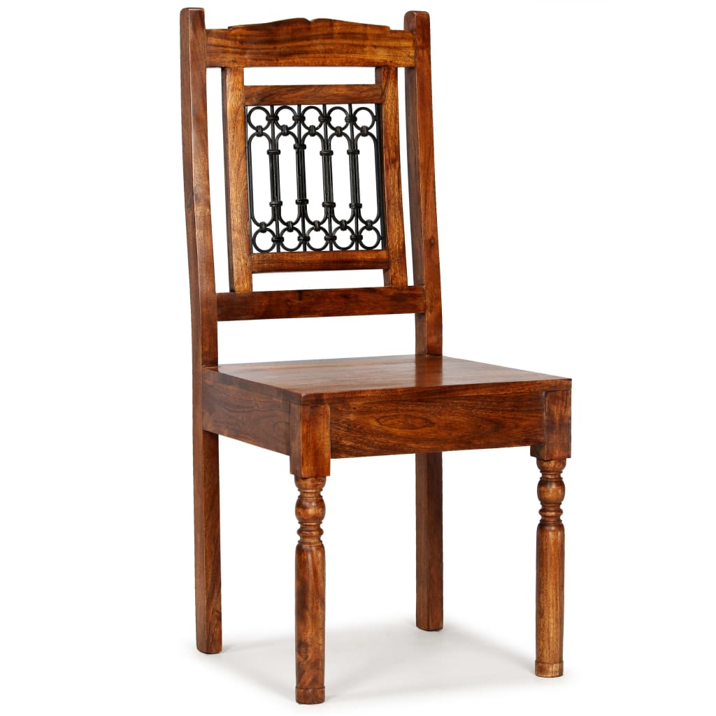 Dining chairs, 4 pcs., solid wood, classic