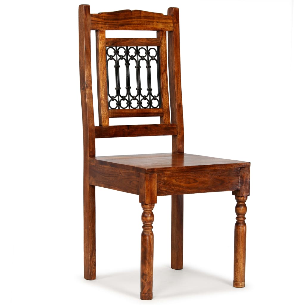 Dining chairs, 4 pcs., solid wood, classic