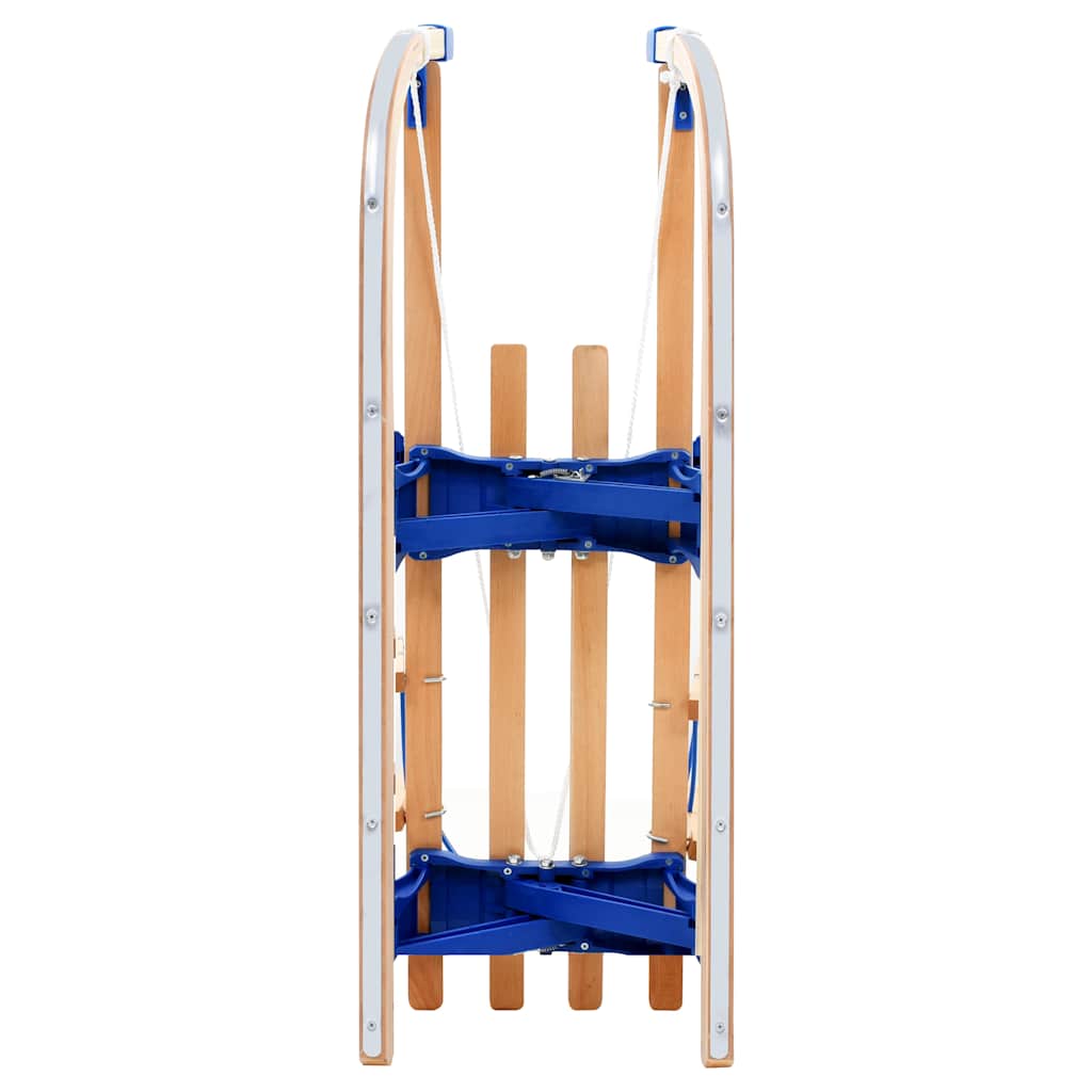 Saliekamas ragavas ar atzveltni, 119cm, koks